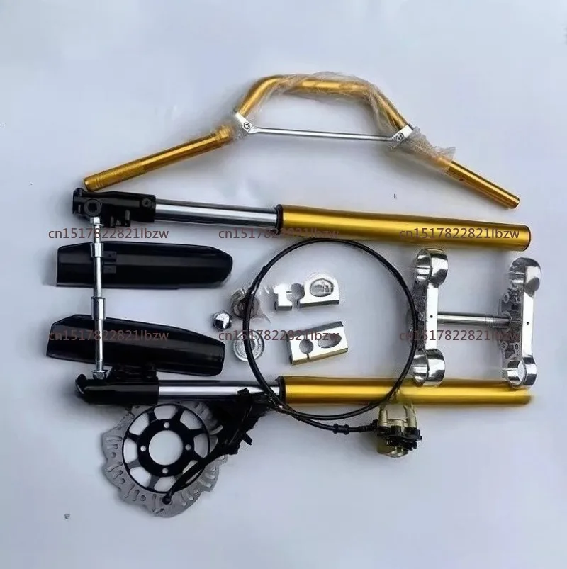 Off-Road Motorcycle Kit 710MM Inverted Front Shock Absorption + Director Compressor with Front Brake