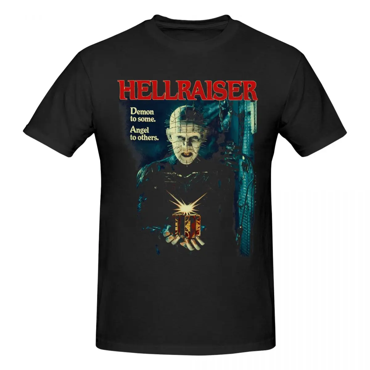 Men Hellraiser Fans Gifts T Shirt Streetwear Cotton Men Tshirt