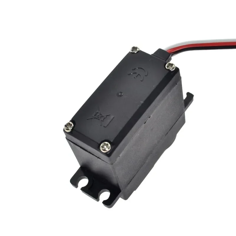 Servo digitale standard da 6 kg - 180 ° /270 ° /360 °   Sterzo a coppia piccola scanalata da 4,8 V-6 V 25 T per auto/barca/elicottero/robot/ciclismo RC