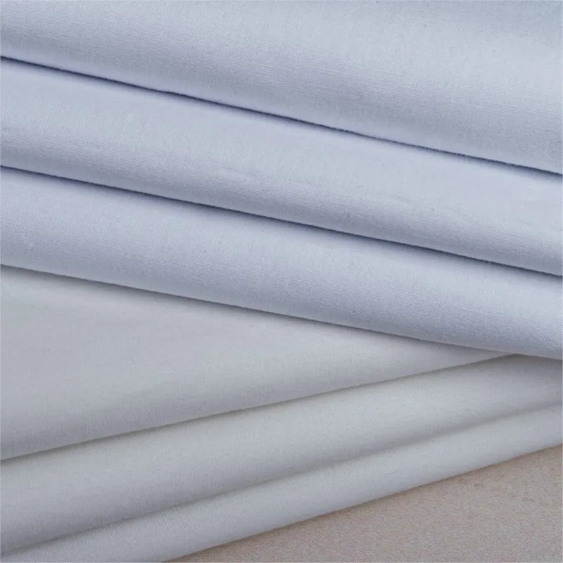 

Cotton Shirt Fabric Pure White School Uniform Poplin Lining