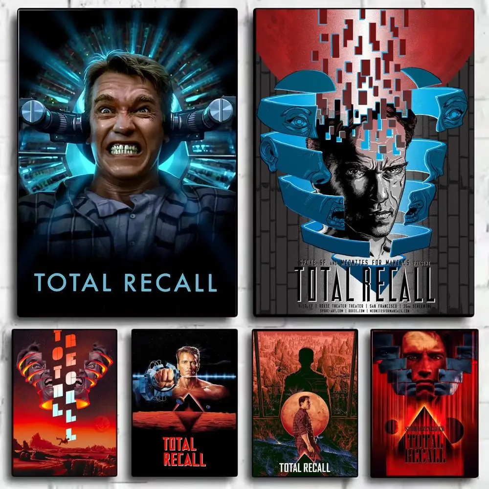 Movie T-Total Recall Poster Modern  Wall Art Aesthetic Minimalist Bedroom Decor Cafe Home Gift