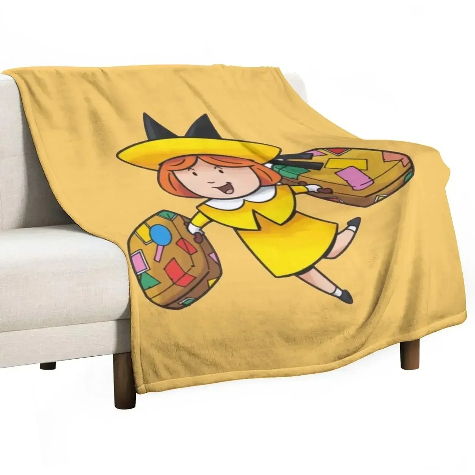 Madeline Fogg Throw Blanket Moving Single For Decorative Sofa wednesday for winter Nap Blankets