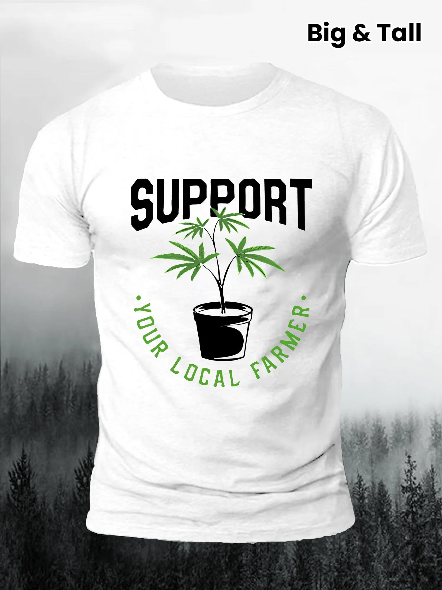 

Мужская летняя модная футболка больших размеров с коротким рукавом, футболки с растительным принтом для мужчин