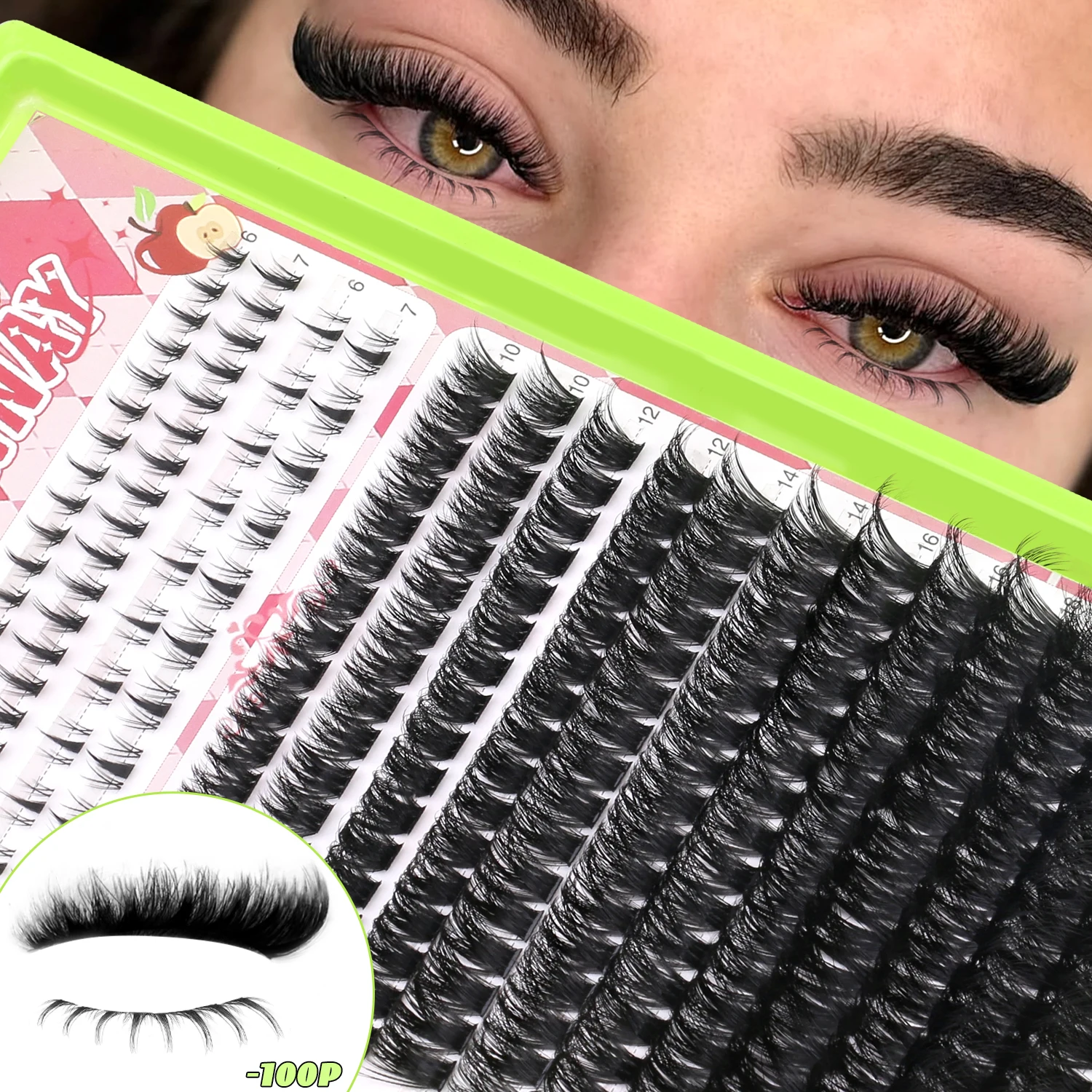 Eyelash Extension Single Lash - VELTRINAY Extensiones de Pestañas 3 en