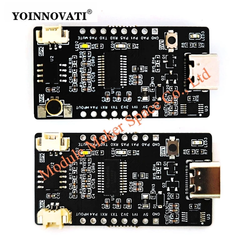 Offline Voice Recognition Development Board, Custom Wake Word Programmable Module, UART/GPIO Voice Control for CI1302 Compatible