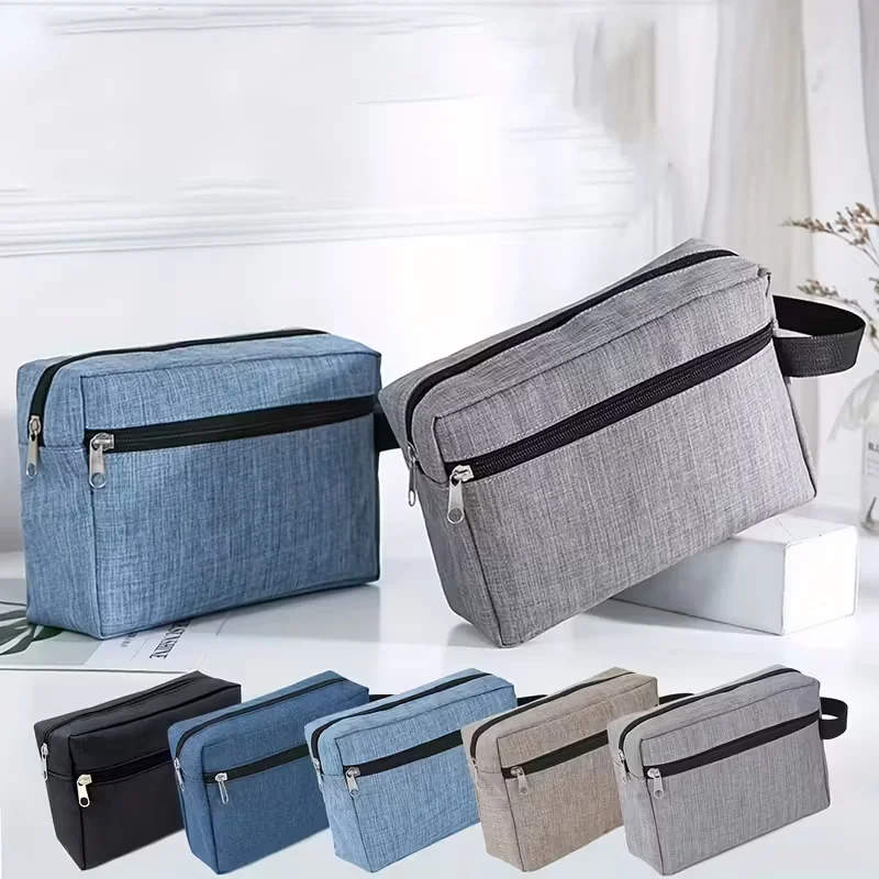 Multifunctional Men's Travel Toiletry Bag, Large-capacity Zi