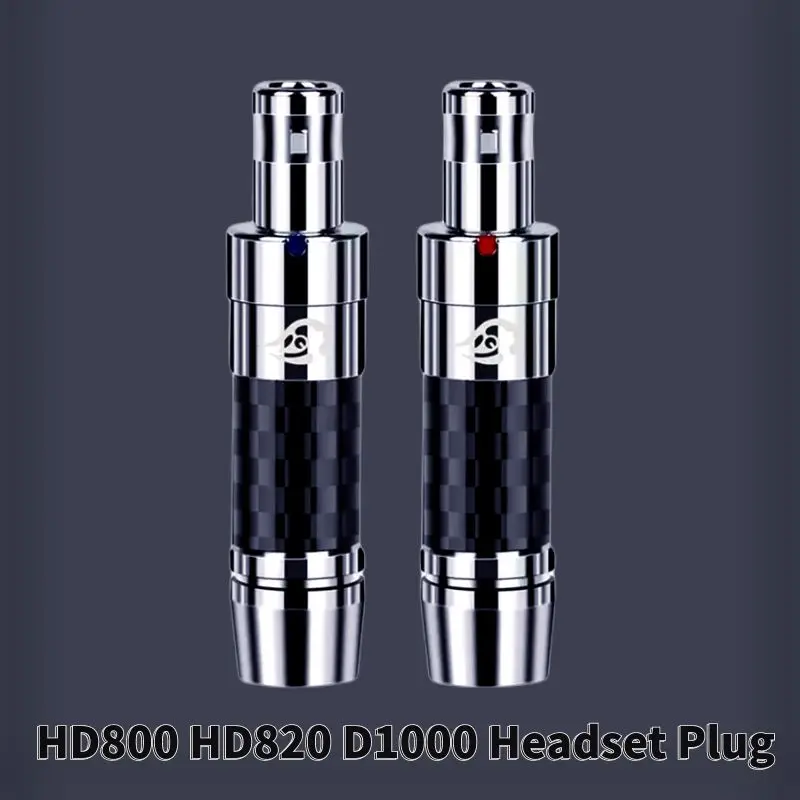 

Aurora Audio Jacks HD800 HD800S HD820 D1000 Earphone Plug Connector Headphone Pin Consumer Electronics Copper Carbon Fiber