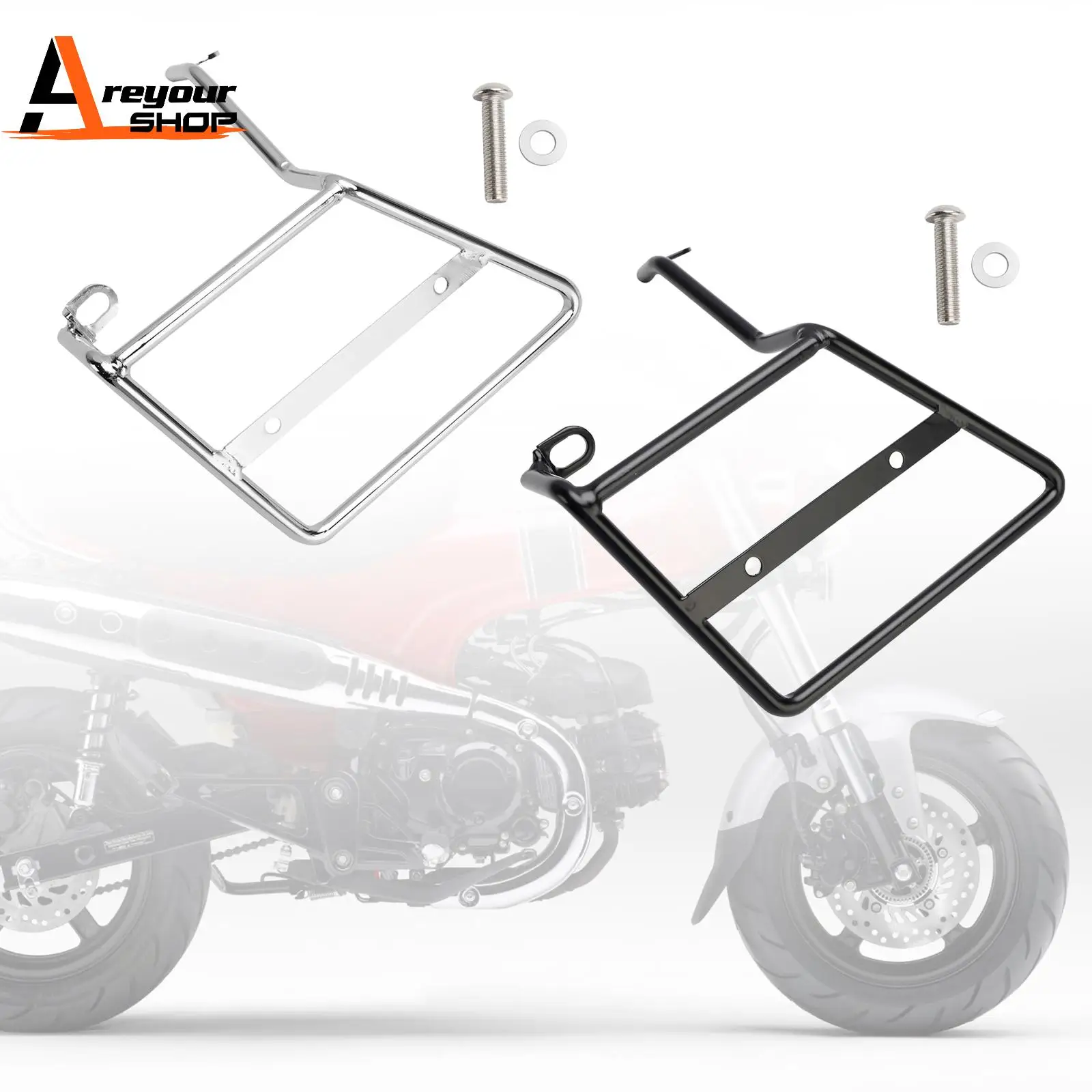 

Side Bag Racks Saddlebag Mounting Bracket Left for Honda Dax St125 21-24 Chrome