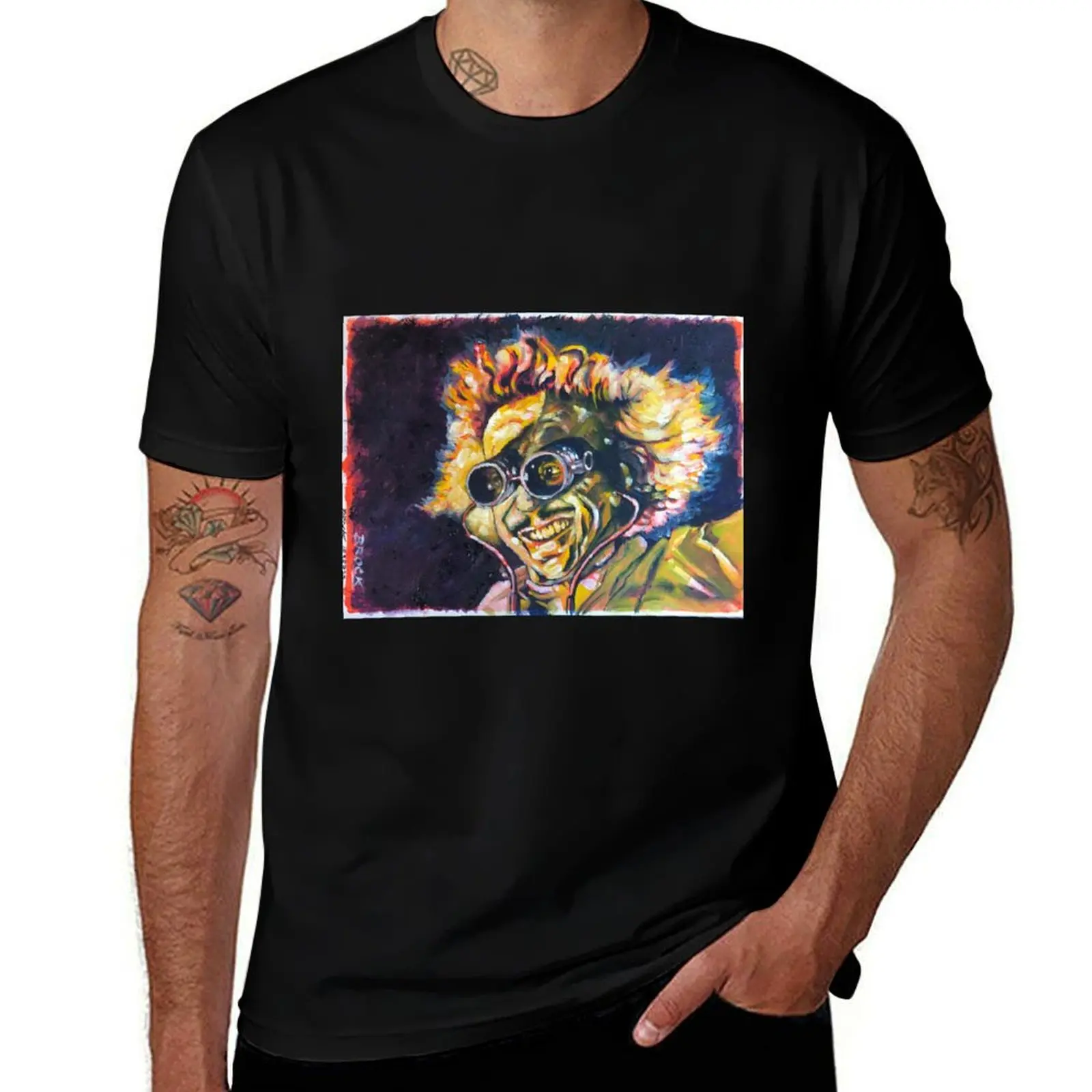 

Gene Wilder as Dr. Frederick Frankenstein T-Shirt vintage clothes shirts graphic blanks sweat mens funny t shirts