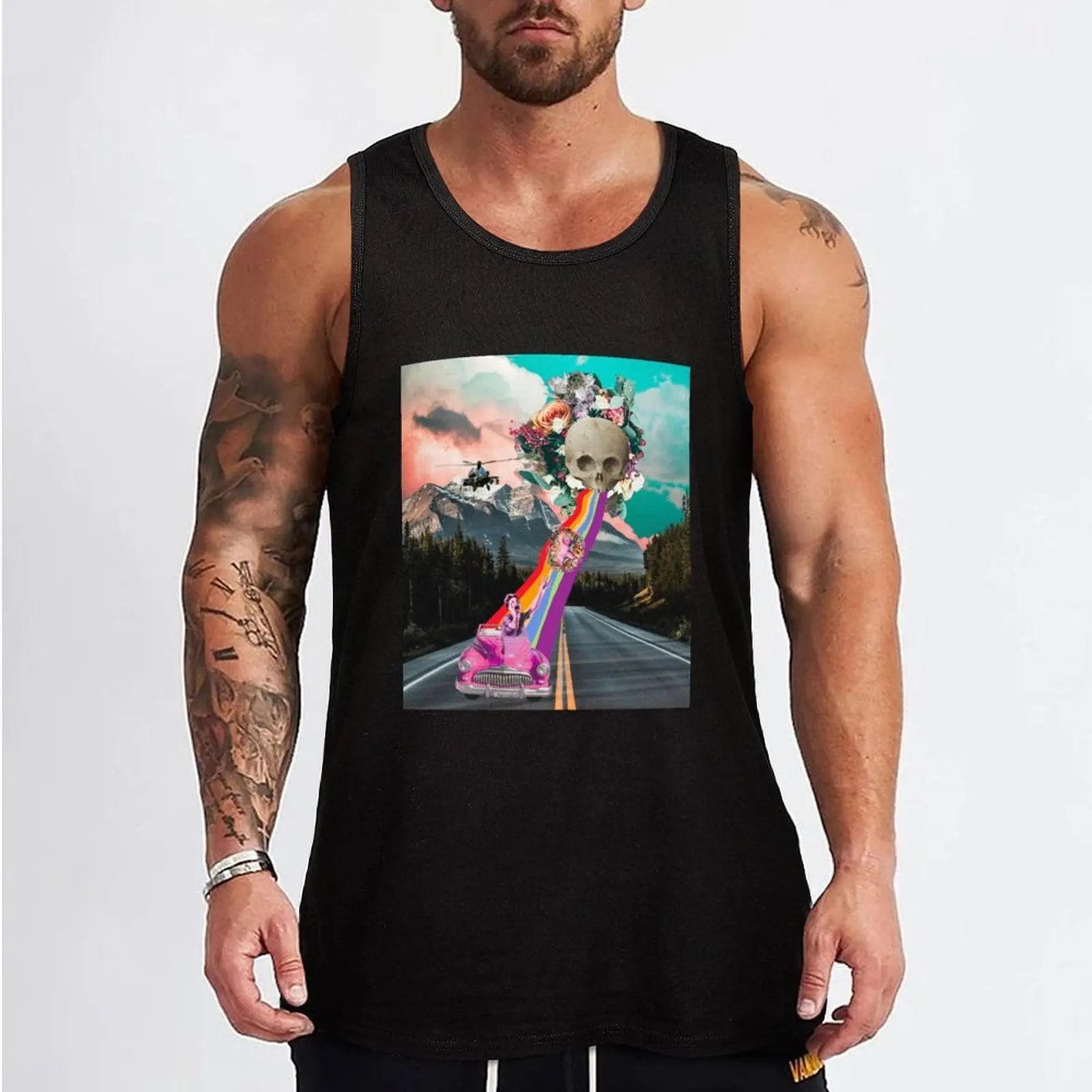 The Gay Agenda Tank Top Japanese t-shirt Men's gym clothing summer clothes