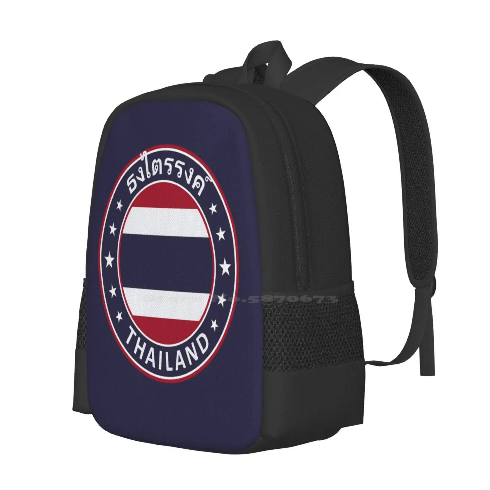 Thailand Hot Sale Schoolbag Backpack Fashion Bags Bangkok Kingdom Of Thailand Flag Of Thailand Thailand Flag Thailand Seal Seal