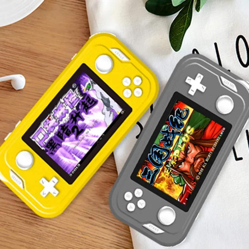 Arcade Handheld Games Console AV TV Output Gamepad TF Card Music Video E-book MP3 Player Retro Game Handle Joystick 3.5 Inch HD