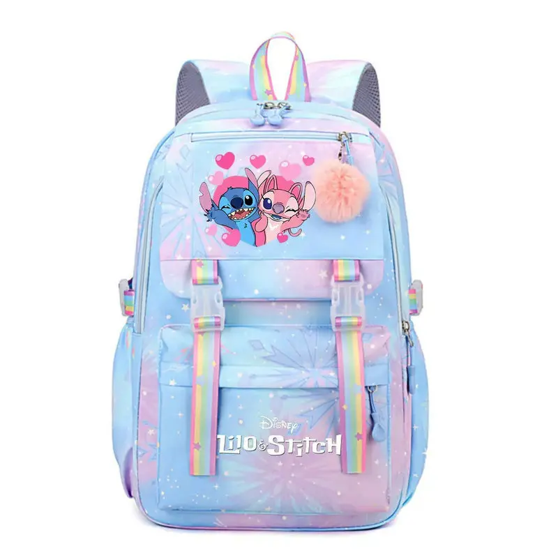 

Disney Lilo And Stitch Backpacks Women Backpack Female Travel Bag Backpacks Schoolbag for Teenage Girls Bookbag Mochila