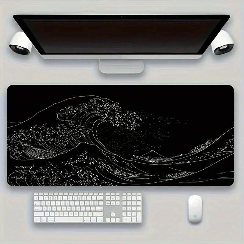 

1PC Large Mouse Pads For Desk, Gaming Mouse Pad, Mouse Pad with Stitched Edges and Non-Slip Rubber Base, Extended Mouse Pad