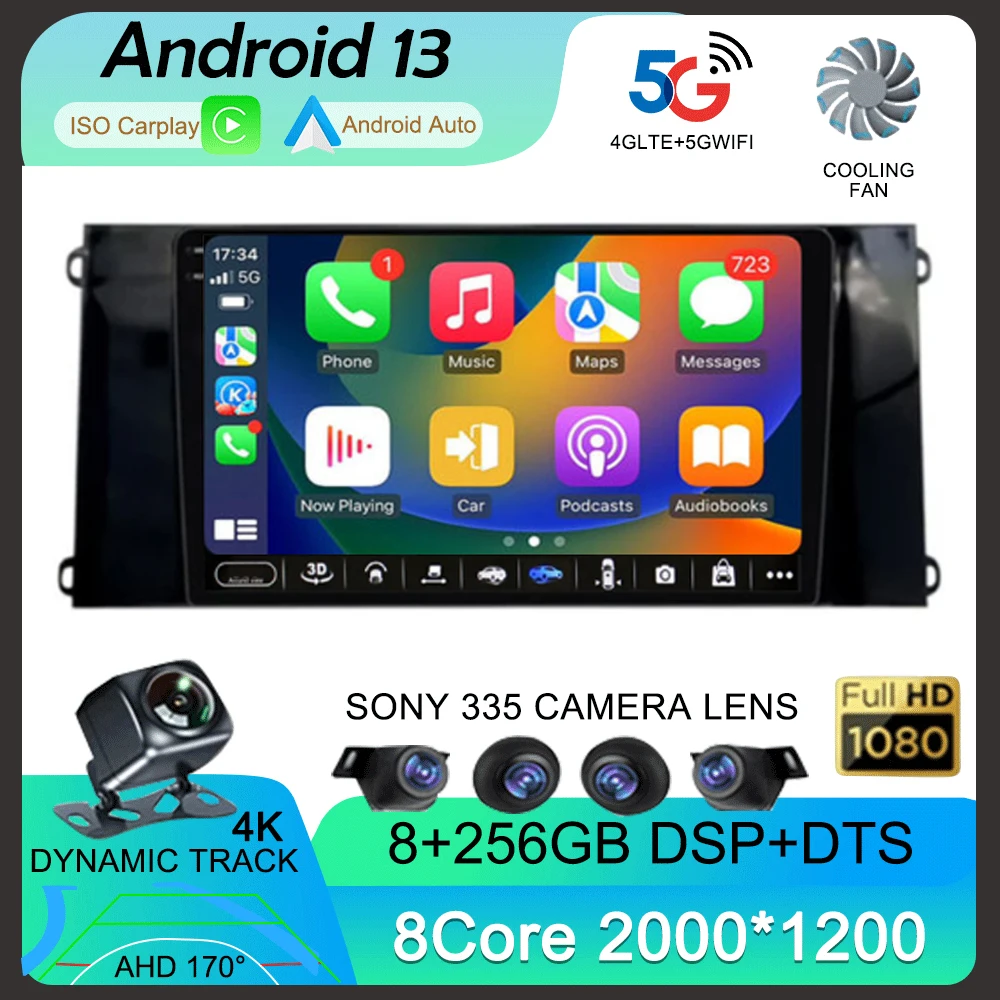 

Wireless Carplay Auto Android 14 For Ford New Era Transit PRO 2021 Car Radio GPS Navi Multimedia Player Video Head Unit 4G WIFI