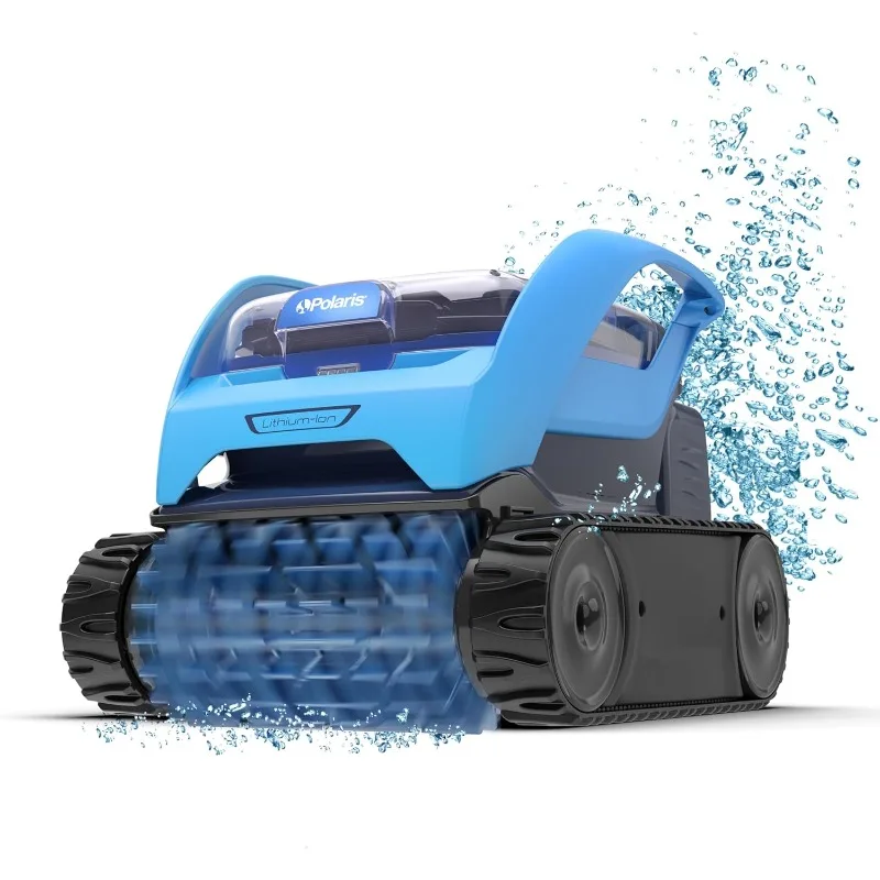 Polaris Pixel Compact Cordless Robotic Pool Cleaner for Above-Ground & In-Ground Pools up to 30ft, Long Lasting Battery,