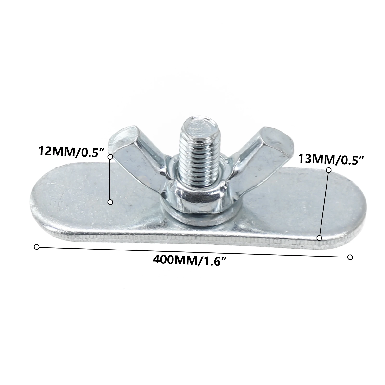 2PCS Mobile Air Conditioner Butterfly Turnbuckle With Stainless Steel Sealing Plates For Casement Applications Screws