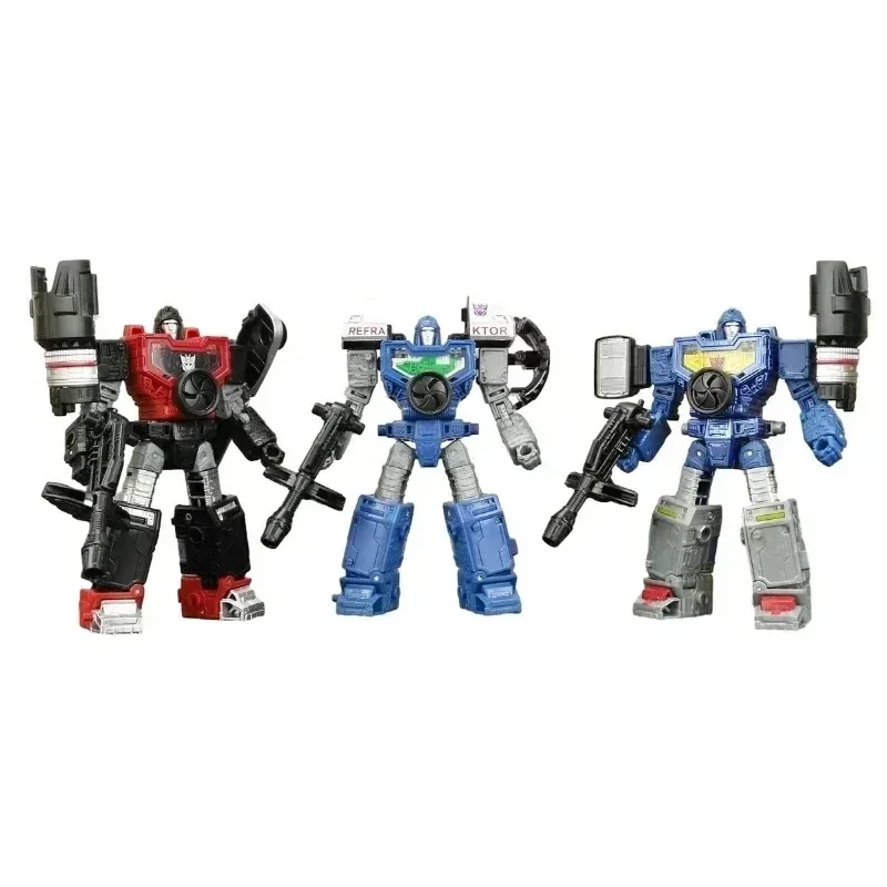 Takara Tomy-Transformers Toy, War for Cybertron, Reconnaissance Team, Action Figure Robot, Refraktor Limitado, Pacote de 3, Em Stock