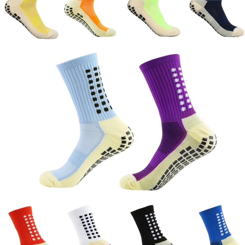 Anti-slip Soccer Women Men Outdoor Sport Grip Football Yoga Socks