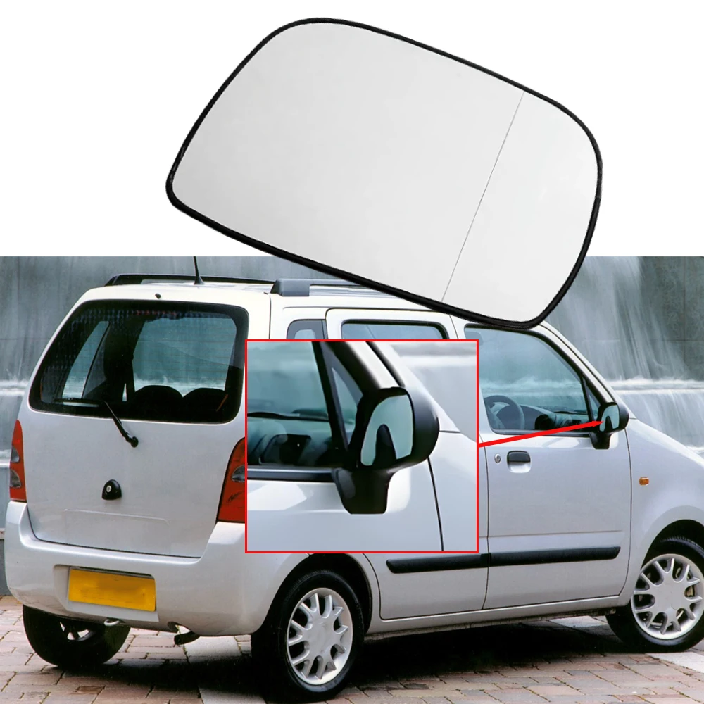 Heated Side Mirror Glass Door Wing Rearview Mirror Wide Angle for Suzuki Wagon R 2000 2001 2002 2003 2004 2005 2006 2007 4705259