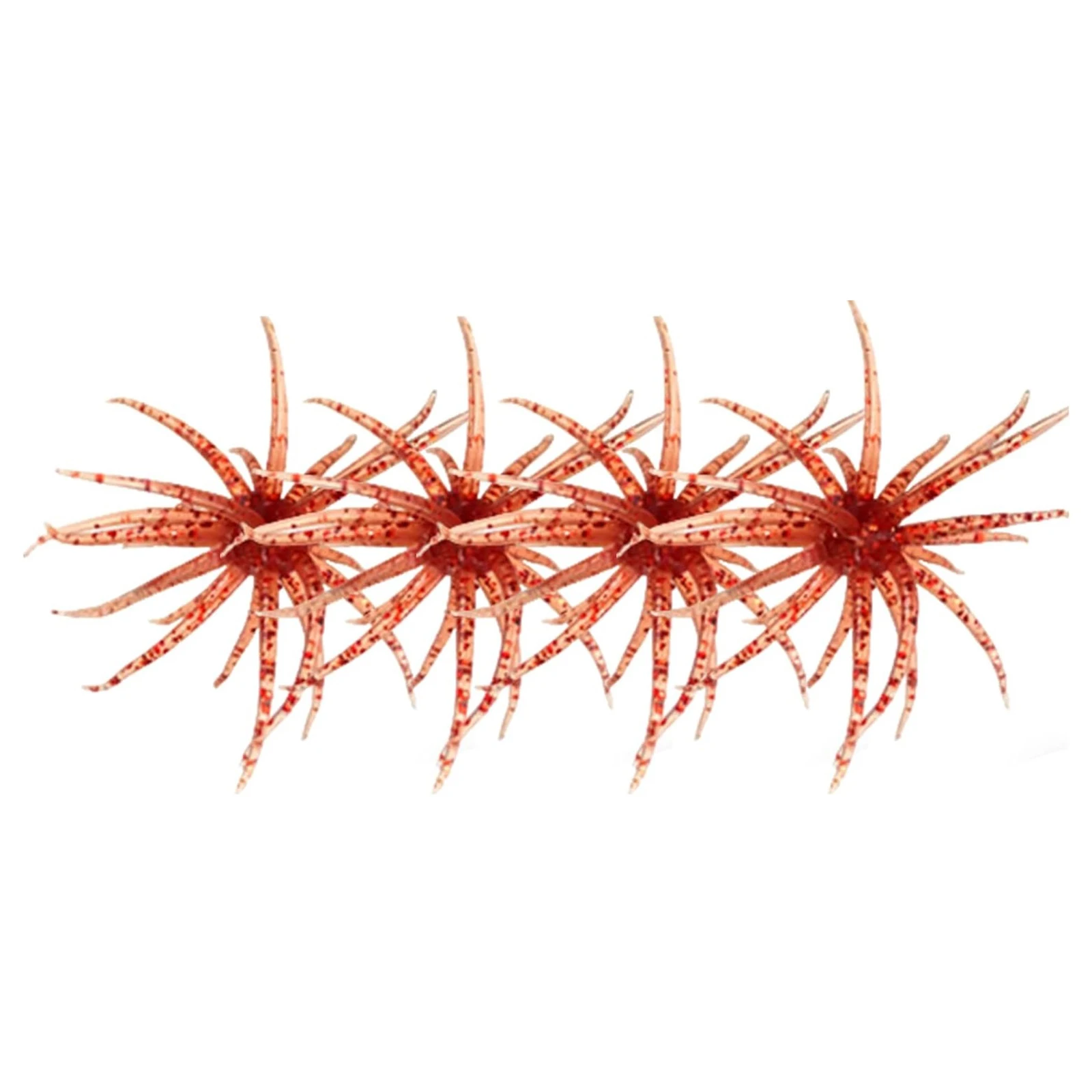 4pcs/Set Bionic Soft Worm TPE Lure Bait Anti Bite Simulated Sea Urchin Lures for Bass Fishing Drop Shot Saltwater Fishing Gear - view 3