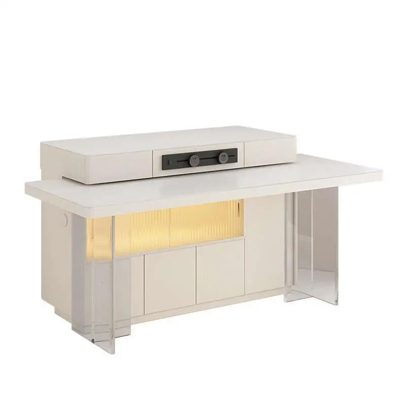 small apartment can be separated, acrylic rock slab dining table dining side cabinet living room bar table household