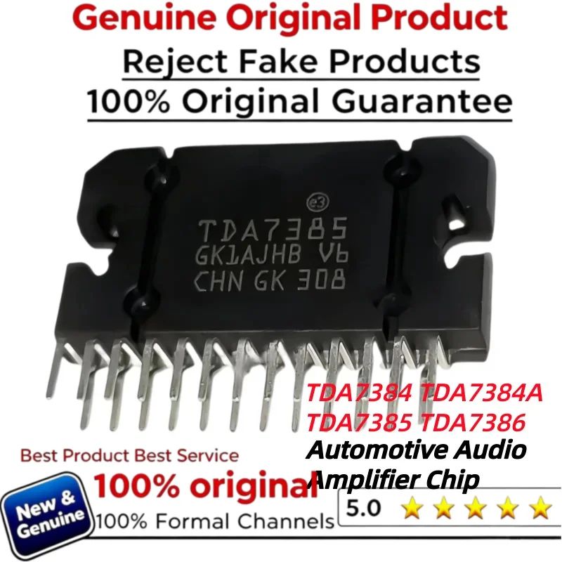 5pcs 100% New Imported Original TDA7385  TDA7386  TDA7384  TDA7384A   Automotive Audio Amplifier Chip ZIP-25