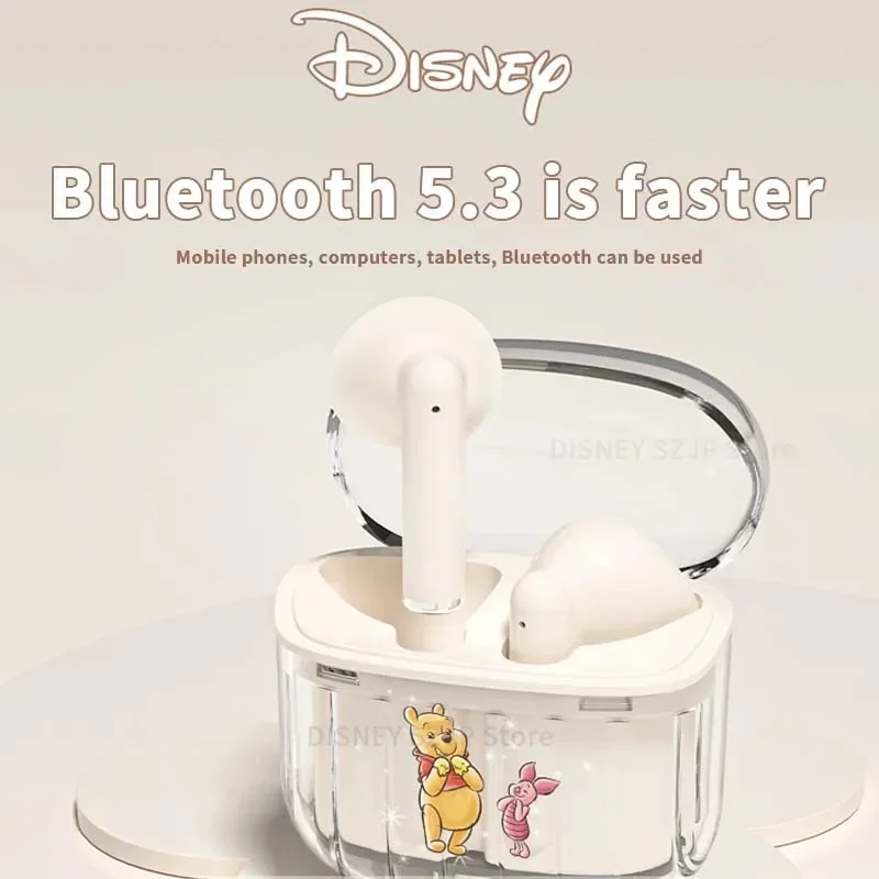 Stitch Bluetooth Earbuds Disney Original Wireless Earphones Bluetooth HiFi Sound Headsets Smart Touch Low Latency Long Endurance image 5