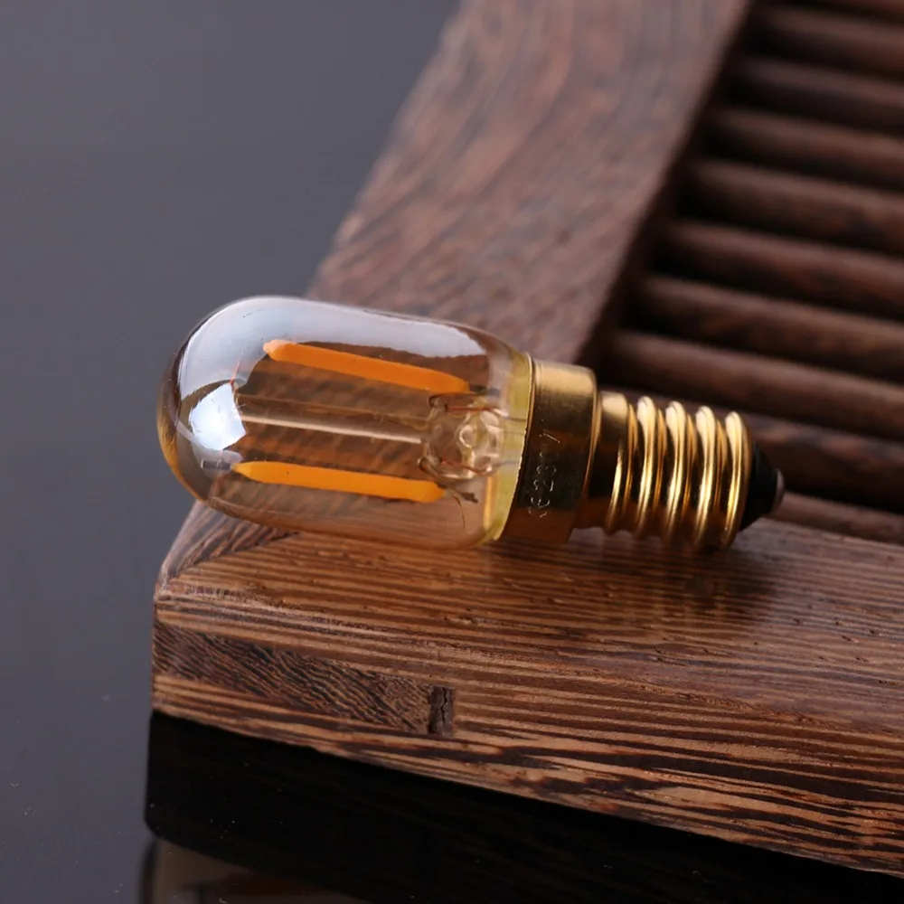 Ampoules à Filament LED Vintage, Bougie Ambre, Ampoule de Remplacement Indispensable pour Rue, Guirxiété Extérieure, E14, E12, 220V, 110V, 2200K, 25Pcs