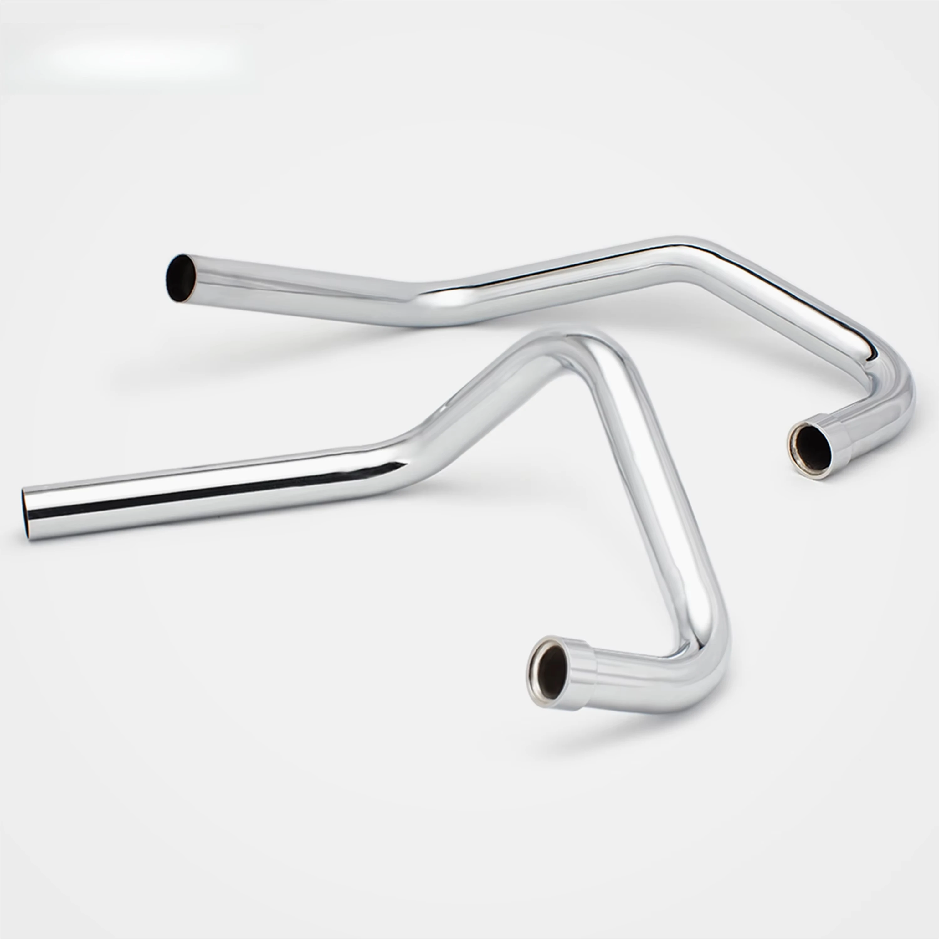 For SUZUKI GS400 Fit 1976-1979 Motorcycle Full-System Exhaust Pipe Electroplated Retro-Style OEM Wholesale Customizable
