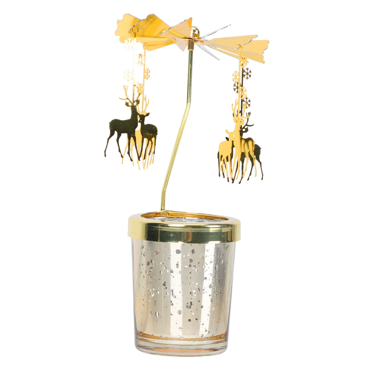 

Automatic Christmas Decorations Holders Decorative Candlestick Silver Candlesticks