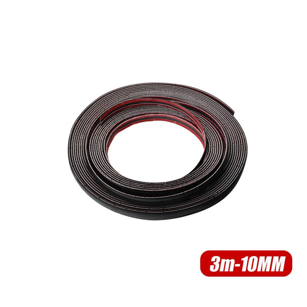 Chrome Side Door Moulding Protective Tape Strip 10mm x for Car Bumper and Door Anti Scratch and Collision Guard