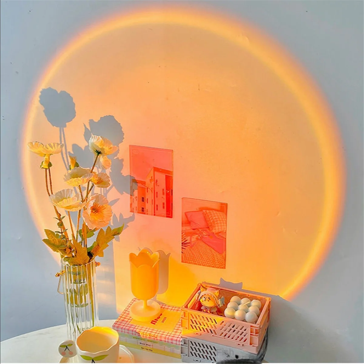 ONCE Cartoon Sunset Lamp Rainbow Light Mini Fill Light USB Night Light Gift