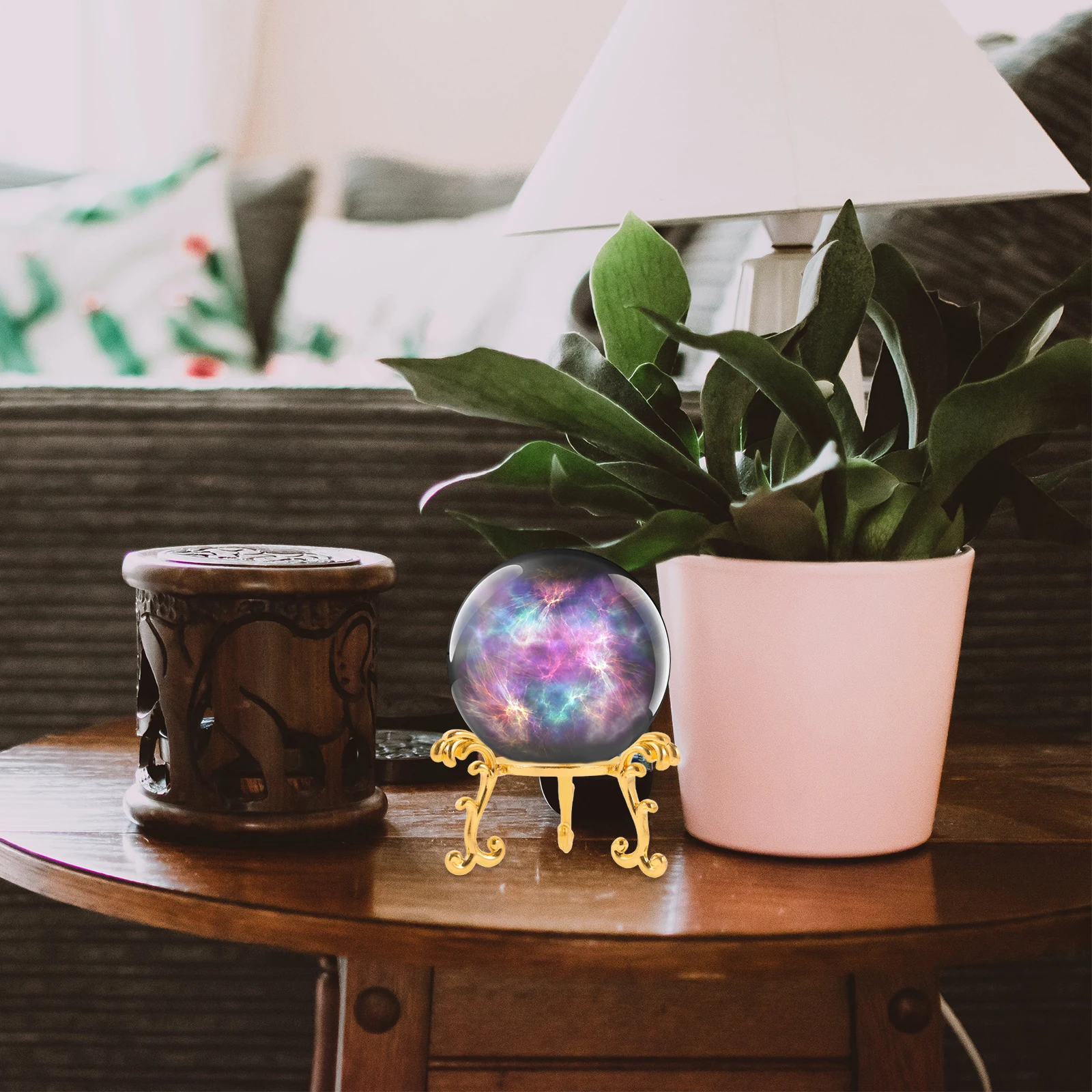 

Crystal Ball Decoration Gazing Stand Stands for Display Balls Globe Stone Sphere Holder Dining Room Table Base