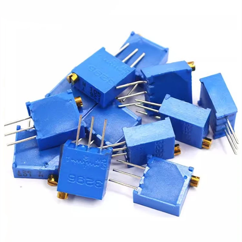 10PCS 3296W potentiometer precision adjustable resistance multi-turn 103 503 100R 200R 1K 2K 5K 10K 100K Trimmer Potentiometer