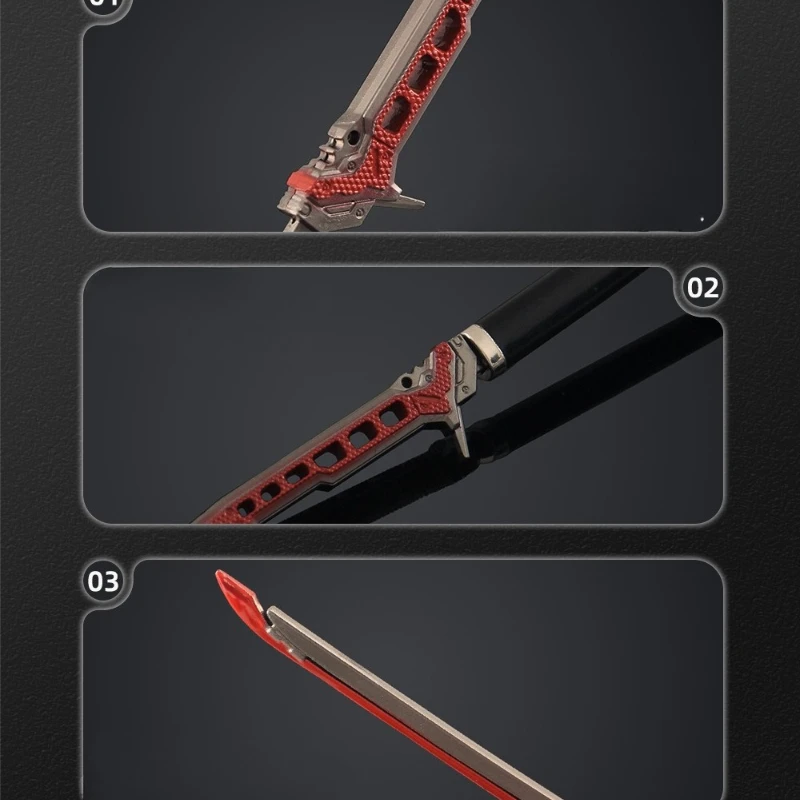 26 ซม.ใหม่เรนา เบรกเอาท์เกมอุปกรณ์ต่อพ่วงพร็อพโลหะพร้อมดาบดาบเดสก์ท็อปตกแต่งเครื่องประดับของขวัญวันเกิดของเล่น