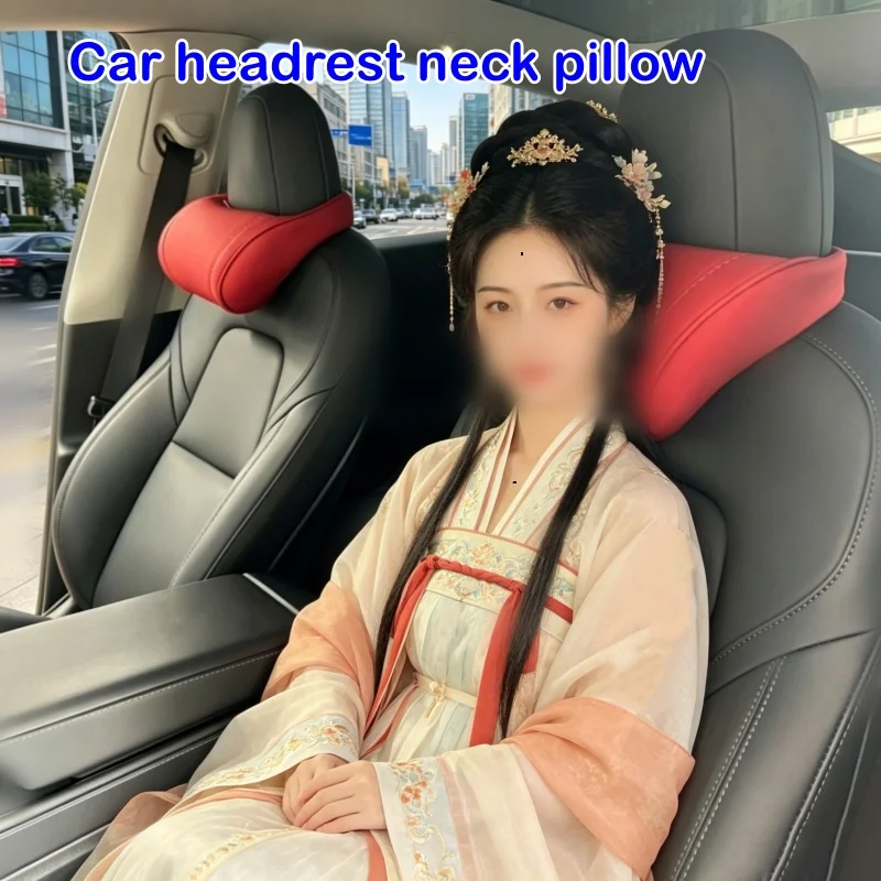 

Double-Sided Leather Headrests for Tesla Model Y/3 Car Seat Headrest Accessories Premium Comfortable Design