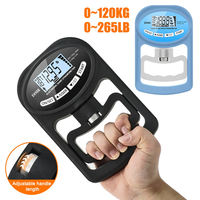 Grip Strength Tester 265Lbs/120Kg Digital Hand Dynamometer Grip Strength Meter USB LCD Screen-N33R