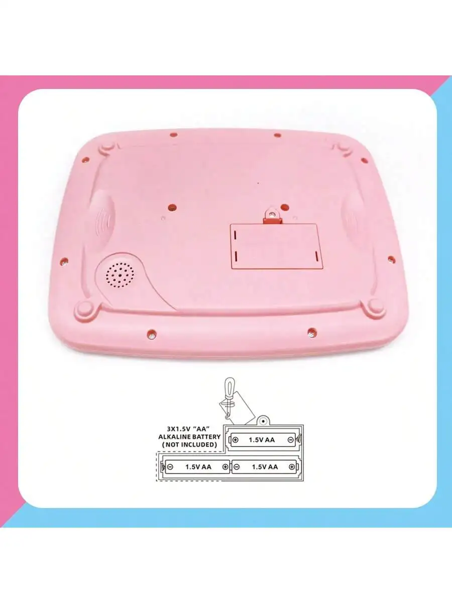 Tablet per bambini Blocco didattico per bambini con insegnare i numeri dell'alfabeto Parola Musica Matematica, Giocattolo interattivo per lo sviluppo precoce per ragazzi e ragazze