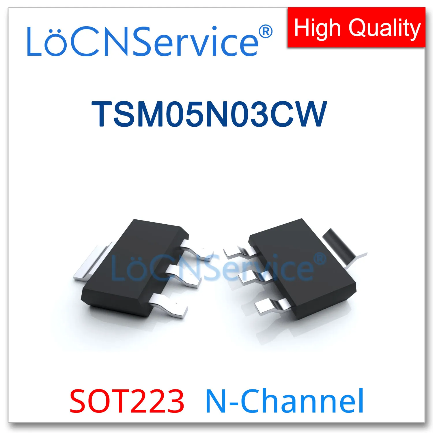 LoCNService 50PCS 500PCS N-KANAL TSM05N03CW SOT223 Hohe Qualität