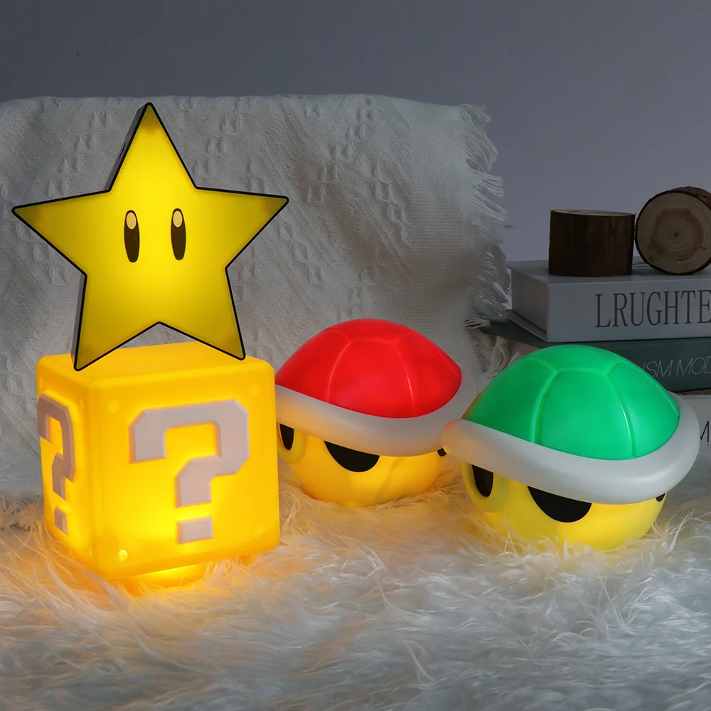 LED Question Mark Night Light Games Toy Children Astronaut Atmosphe Bedroom Table Lamp USB Charging Kids Birthday Christmas Gift