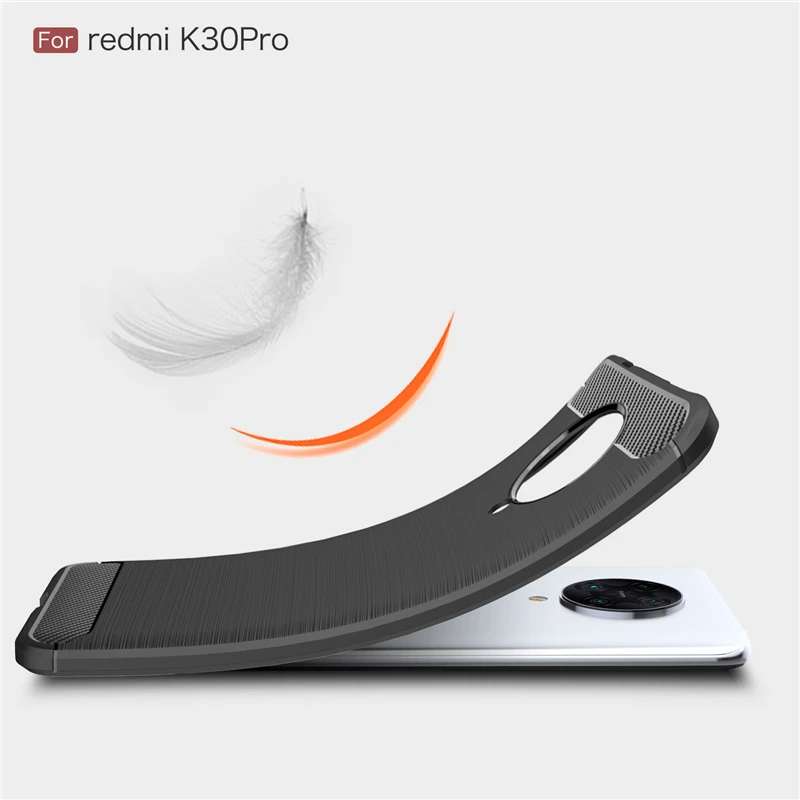 Carbon Fiber Cover For Xiaomi Poco F2 Pro Case Xiaomi Poco F2 Pro Rubber Silicone Shockproof Back Case For Xiaomi Poco F2 Pro