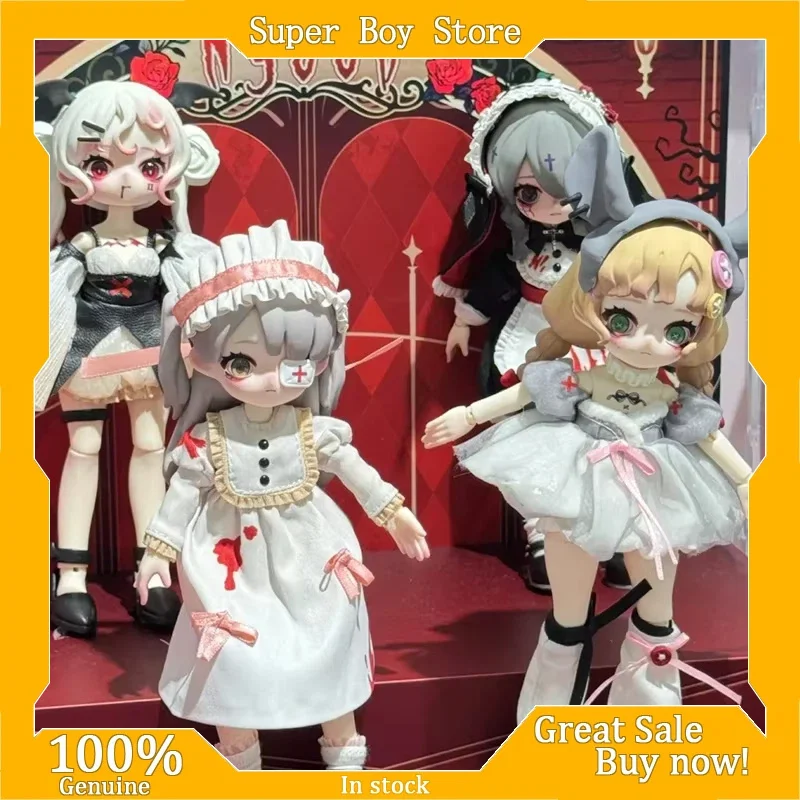 

Подлинная Коллекционная фигурка Nyssa Nightmare Dystopia 12 см BJD, шарнирная игрушка, модная слепая коробка, милая игрушка