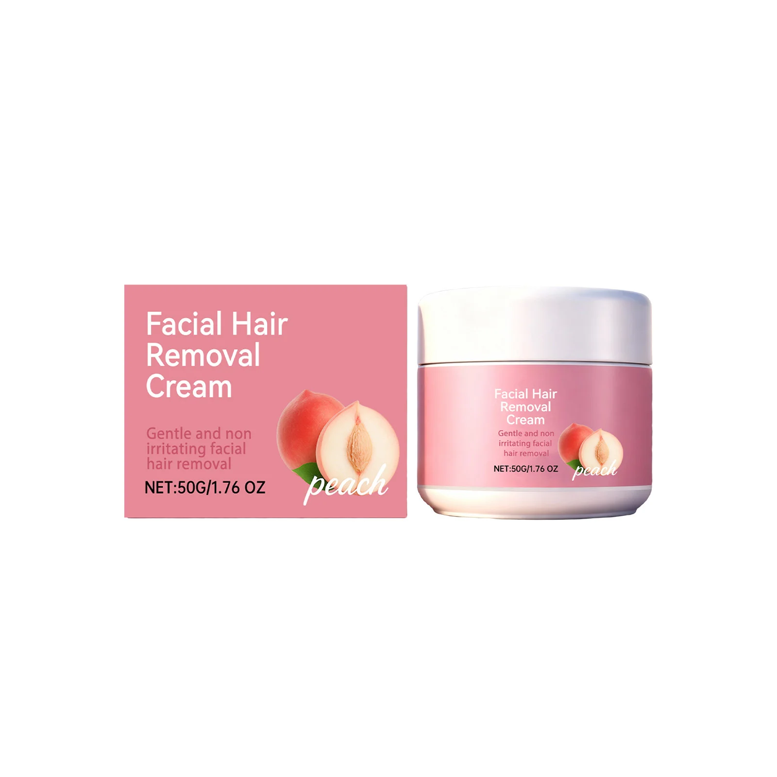 Facial Hair Removal Cream Non-Irritating Relieve Dryness Soothing Redness Long-Lasting Moisturizing Nourishing Depilatory Cream