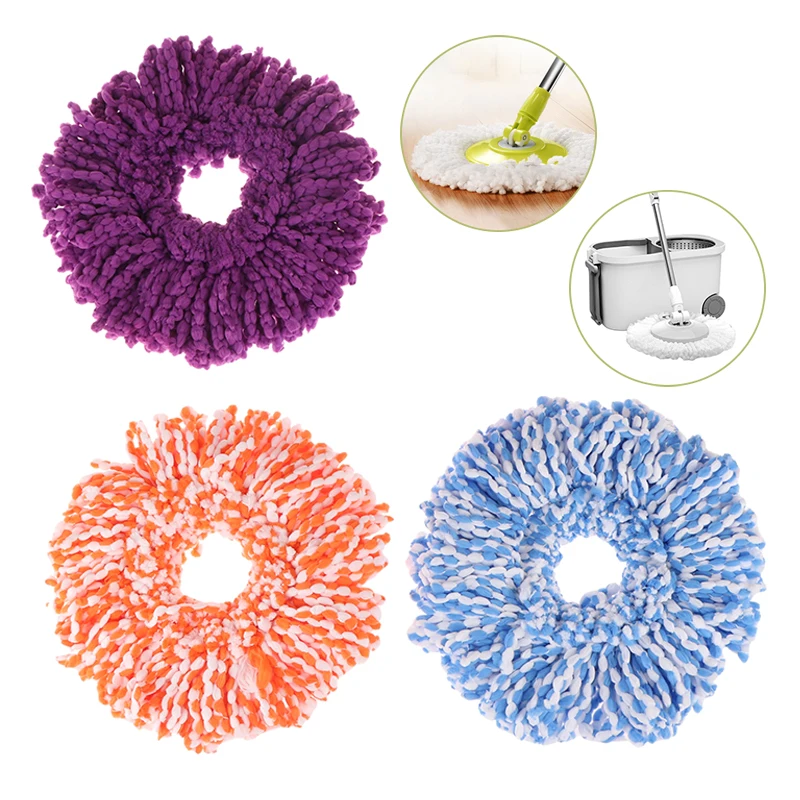 Thicken Microfiber Cotton Head 360 Magic Mops Spinnable Universal Spin Mop Head Replacement Refill Household Cleaning Tools 16cm