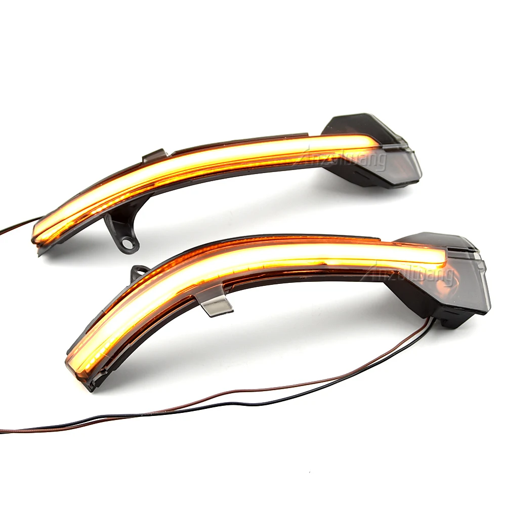 2pcs Dynamic Turn Signal LED Rearview Mirror Indicator Blinker Repeater Light For BMW 5 6 7 Series F10 F11 F07 F06 F12 F13 F01