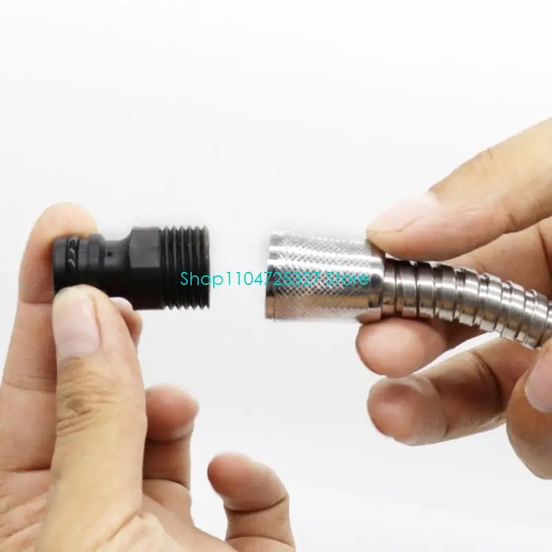 D8KF Plastic 5 Piece External Thread Hose Fitting Adapter For Faucet Shower Sink Leak Proof Installation