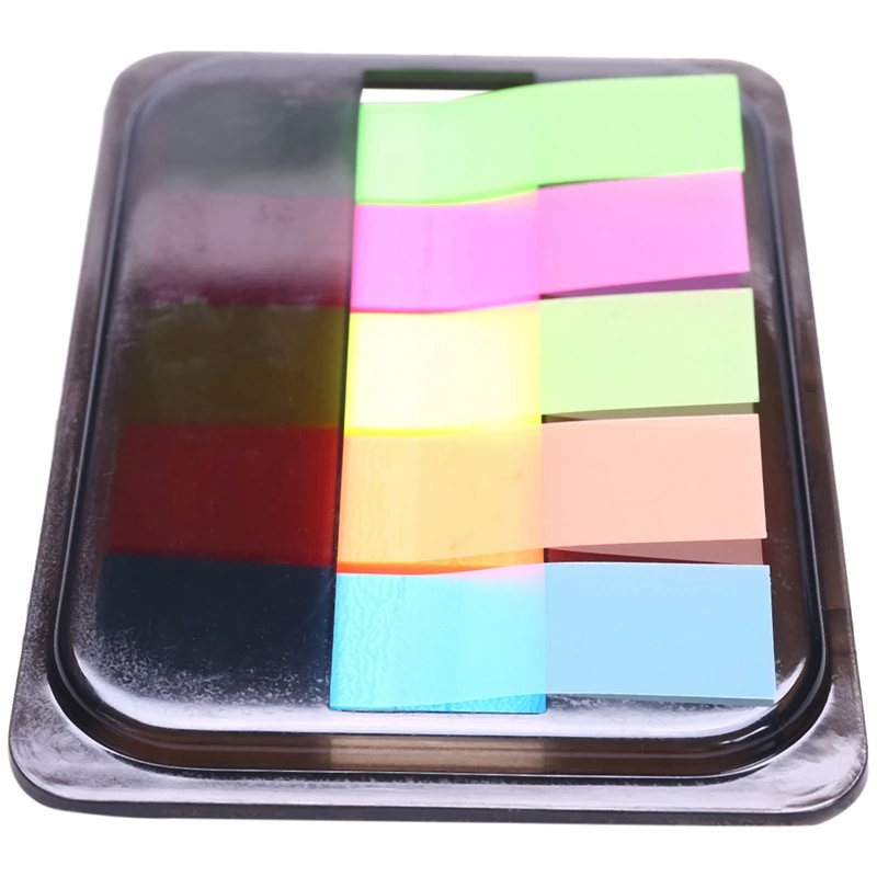 Tearable Colored Memo Pad Sticky Notes Cute Self-Adhesive Paper Label Sticker Bookmark Stationery