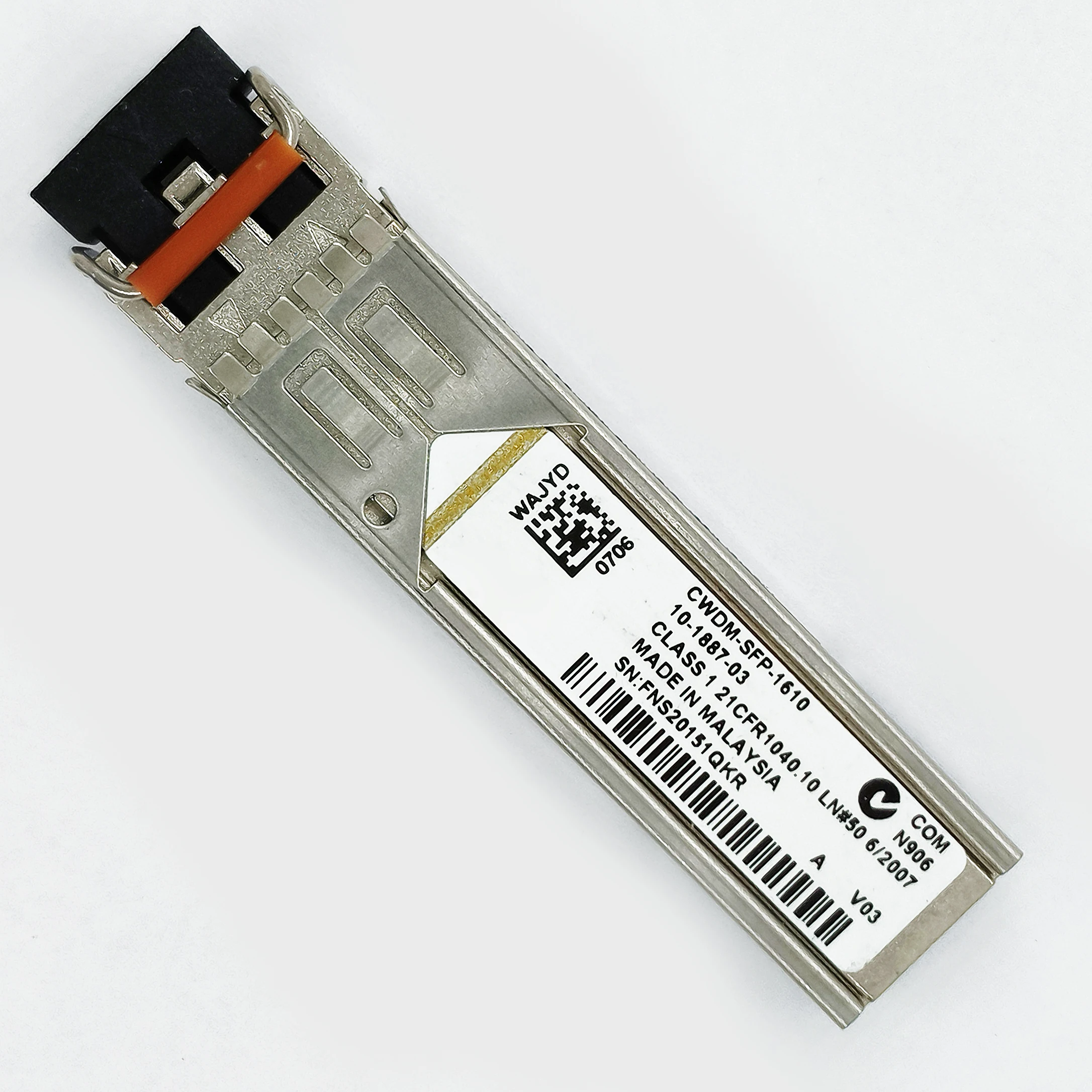 

Genuine For Cisco CWDM-SFP-1610 10-1887-03 1000Base Gigabit Ethernet 1610nm 80km LC Refurbished Transceiver Optical Module