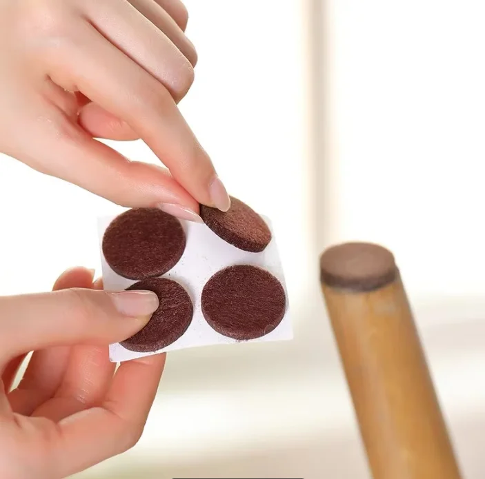 18/45/72 Pcs Felt Chair Leg Pads 3mm Thick Floor Scratch Protector Mat Mute Non-slip Self Adhesive DIY Furniture Accessories